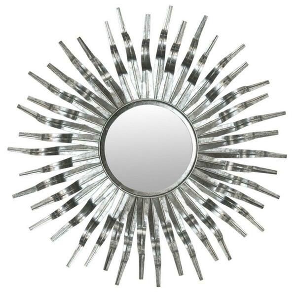 Safavieh 1.5 x 36 x 36 in. Sun Mirror, Silver MIR3007C